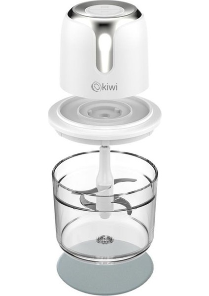 KC-8221 Kablosuz Şarjlı Gıda Doğrayıcı 1.2 L Gümüş fiyatları
