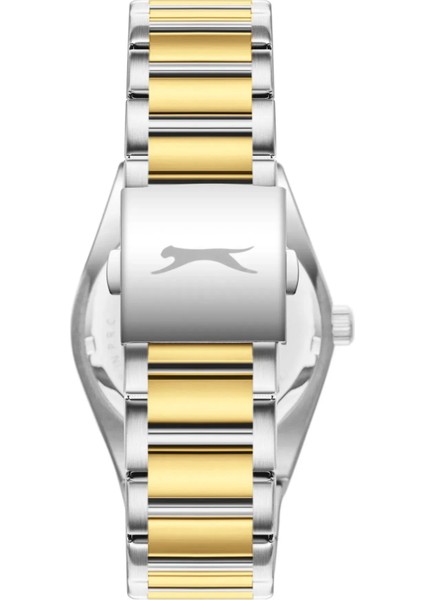 SL.09.2555.2.02 Erkek Kol Saati | 41 mm Yeşil Kadran, Çift Renk Bilezik, Oval Paslanmaz Çeli fırsatları