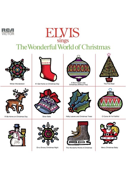 Elvıs Presley - Elvıs Sıngs The Wonderful World Of Chrıstmas 1 Plak