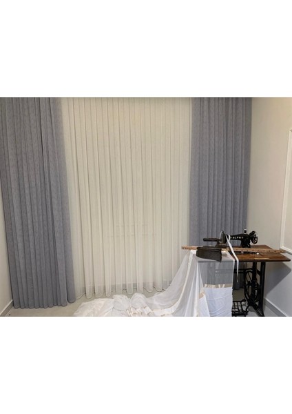 Nivemeshome Mızraklı FIR0914 AR03102 V-102 1/2,5 Sık Pileli Tül Perde Apm fırsatları