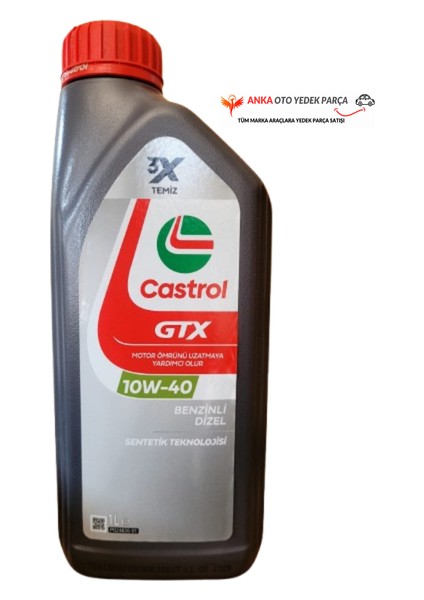 Gtx 10W40 Motor Yağı 1 Litre