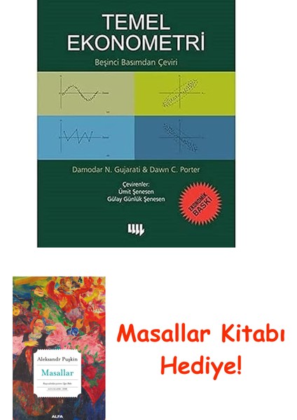Temel Ekonometri 5. Basımdan Çeviri Ekonomik Baskı + Masallar Kitabı