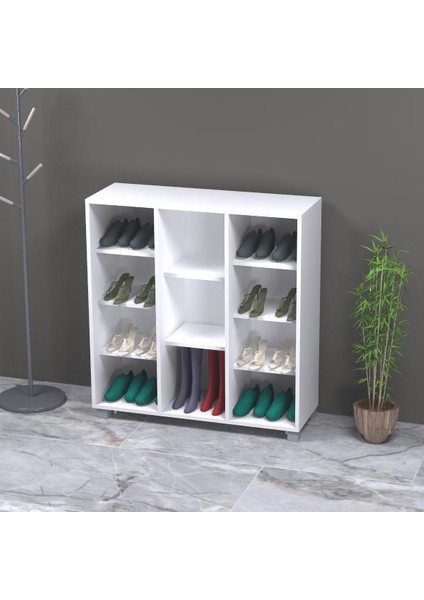 Nilüfer 2 Kapaklı Raflı Bölmeli Çok Amaçlı Ayakkabılık fiyatları