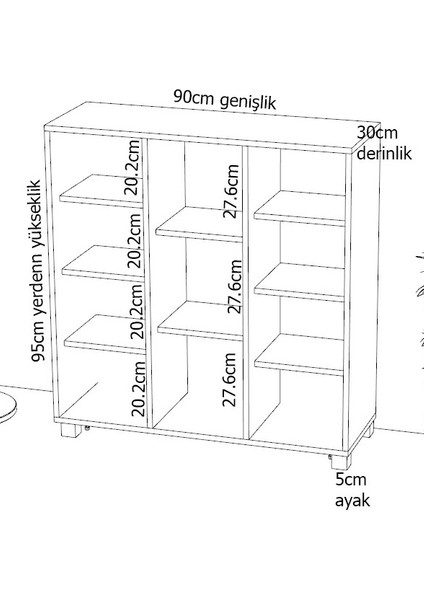 Nilüfer 2 Kapaklı Raflı Bölmeli Çok Amaçlı Ayakkabılık modelleri
