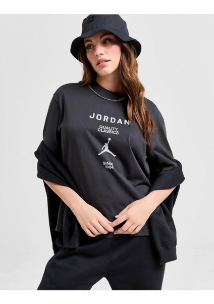 Jordan Centre Logo Women's T-Shirt modelleri