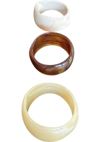 3’lü Hacimli Kemik Bileklik Seti fiyatları