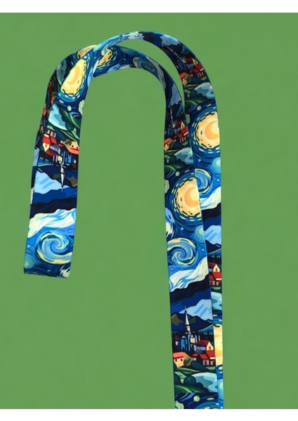 YILDIZLI GECE yorum temalı Boyun Askı Ipi ve Yaka Kartlık fırsatları