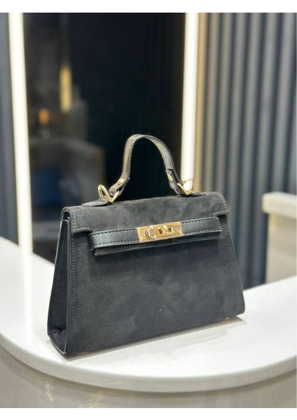 Kadın Süet Omuz Çantası