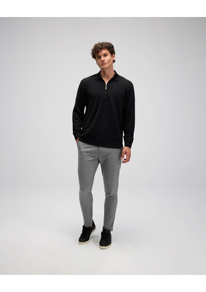 Erkek Polo Sweatshirt EM601-BK indirimleri