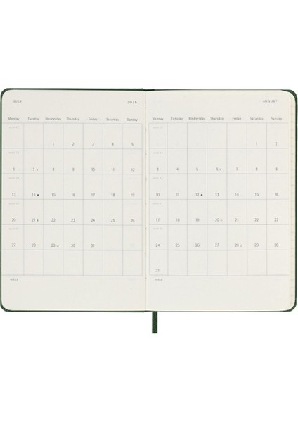 2026 12 Ay Günlük Ajanda Cep Boy 9X14 Cm. Sert Kapak Mersin Yeşili modelleri