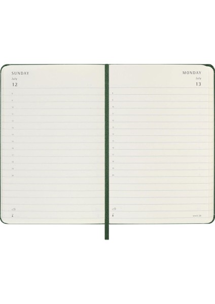 2026 12 Ay Günlük Ajanda Cep Boy 9X14 Cm. Sert Kapak Mersin Yeşili fırsatları