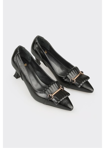 Siyah Kadın Orta Topuk Ayakkabı fiyatları