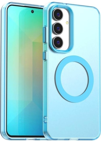 Samsung Galaxy S25 Fe Uyumlu Kamera Yükseltili Mat Magsafe Destekli Kılıf