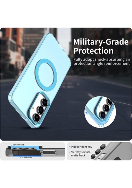 Samsung Galaxy S25 Fe Uyumlu Kamera Yükseltili Mat Magsafe Destekli Kılıf indirimleri