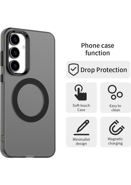 Samsung Galaxy S25 Fe/S24 FE Uyumlu Kamera Yükseltili Mat Magsafe Destekli Kılıf fırsatları