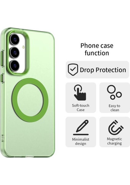 Samsung Galaxy S25 Fe Uyumlu Kamera Yükseltili Mat Magsafe Destekli Kılıf fırsatları