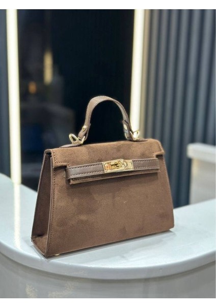 Kadın Süet Omuz Çantası