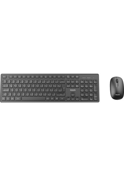 SPT6318 Kablosuz Türkçe Q Klavye ve Mouse Seti Siyah