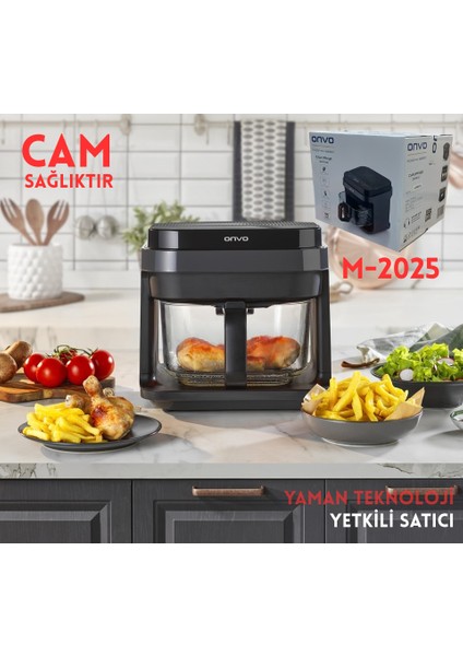 OVFRY10 Cam Aır Fryer 5 Lt / Technozi