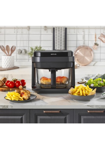 OVFRY10 Cam Aır Fryer 5 Lt / Technozi