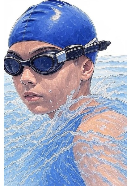 Yüzücü Gözlük Seti + Kulak Tıkacı + Lateks Bone ve Özel Lüx Çantası Slikon Gözlük fiyatları