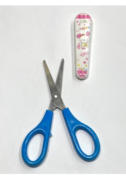 Çocuk Makası / Kılıflı Çocuk Makası / Çok Amaçlı Makas / 14 cm