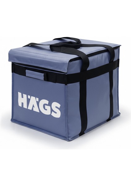 Termal Kamp Çantası,ısı Yalıtımlı Kamp Piknik Yemek Taşıma Çantası, Büyük Hacimli 38 Lt- Gri