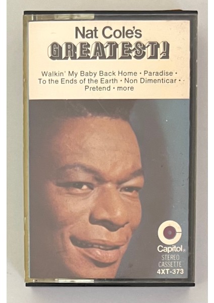 Nat Cole's Greatest Kaset (Orijnal Dönem Baskı Kaset)