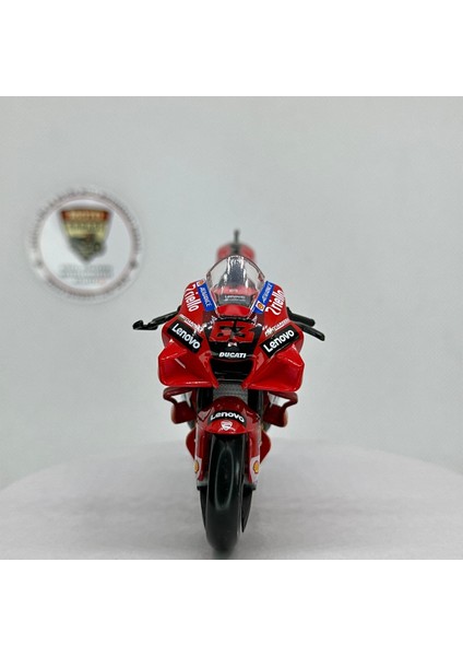 Ducati Desmosedici Gp 2022 #63 Francesco Bagnaia 1:18 Diecast Model Motosiklet