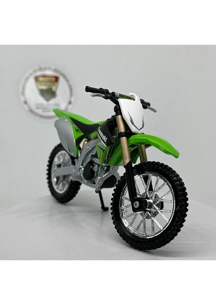 Kawasaki Kx 450F 1:18 Diecast Model Motosiklet – Lisanslı Metal Maket Oyuncak