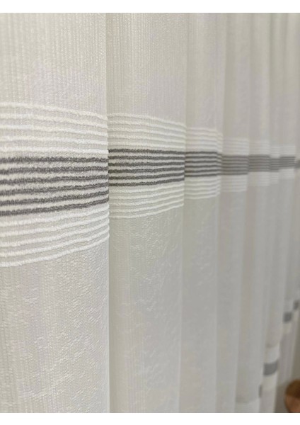 Nivemeshome Keten Maya W011905.804 1/3 Sık Pileli Tül Perde Apm