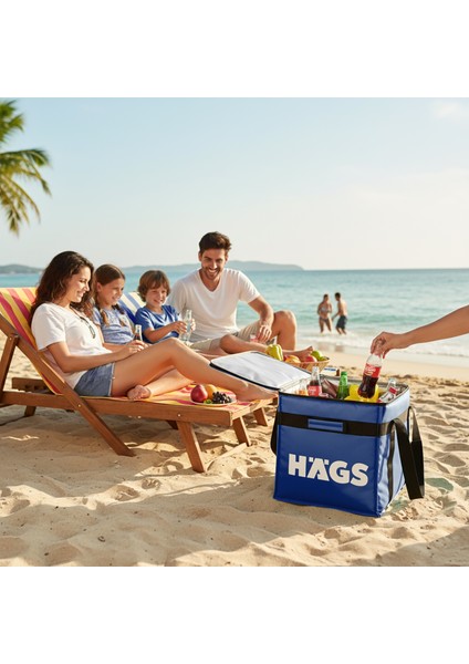 Termal Kamp Çantası, Termal Termos Çanta, Kamp, Buzluk Geniş Hacimli Büyük 38 Lt- Koyu Mavi fiyatları