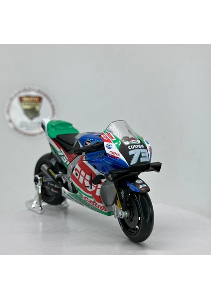 Honda RC213V #73 Alex Márquez 1:18 Diecast Model Motosiklet
