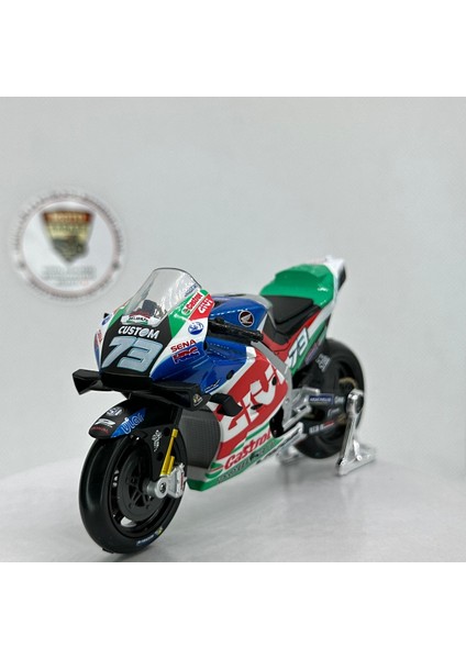 Honda RC213V #73 Alex Márquez 1:18 Diecast Model Motosiklet