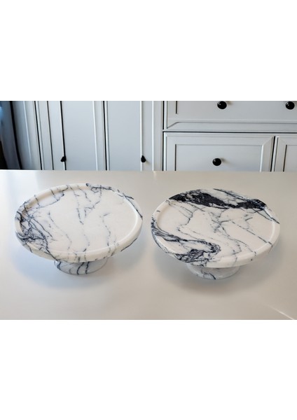 Gaia 38CM Mermer Ultra Geniş ve Ayaklı Kek & Pasta Sunumluğu - Mermer Kek Standı - Düğün Pastası Standı indirimleri