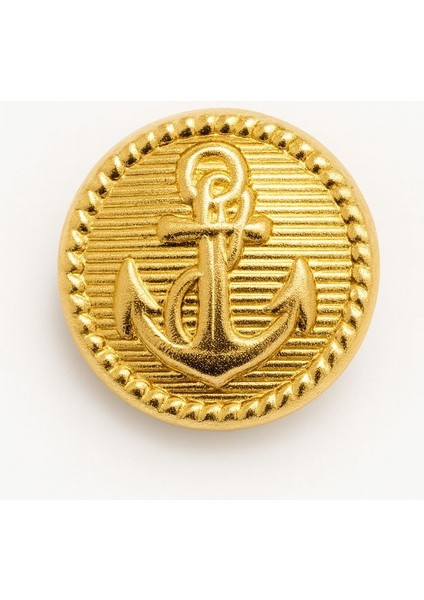 Okul Çeket Düğmesi Altın Renkli Çapalı Metal Düğme – 23mm fiyatları