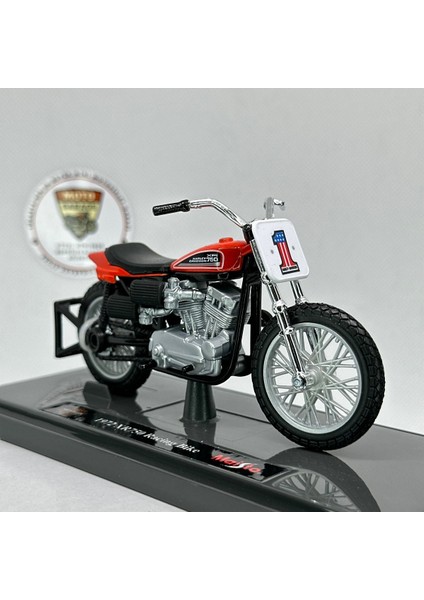 Harley Davidson Xr 750 1:18 Diecast Model Motosiklet