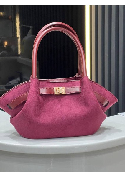 Kadın Süet Omuz Çantası