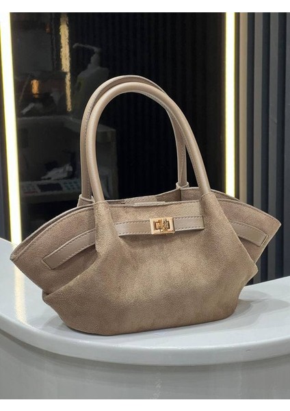 Kadın Süet Omuz Çantası