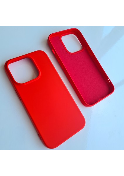 İphone 14 Pro Max (6.7) ile Uyumlu Logosuz Lansman Içi Süet Silikon Kılıf fiyatları