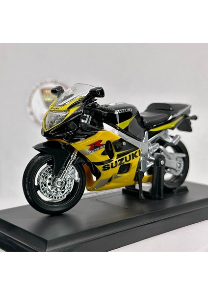 Suzuki GSX-R600 1:18 Diecast Maket Motor – Lisanslı Metal Model Motosiklet