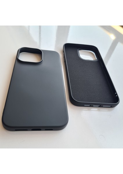 İphone 14 Pro Max (6.7) ile Uyumlu Logosuz Lansman Içi Süet Silikon Kılıf fiyatları
