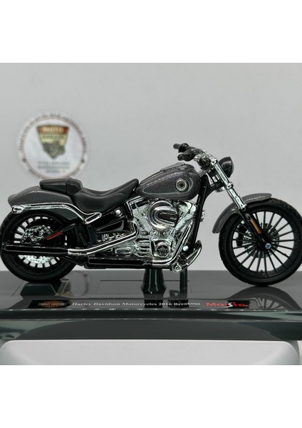 Harley Davidson Softail Breakout 1:18 Diecast Maket Motor – Metal Model fiyatları