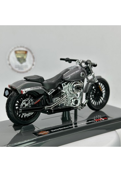Harley Davidson Softail Breakout 1:18 Diecast Maket Motor – Metal Model modelleri