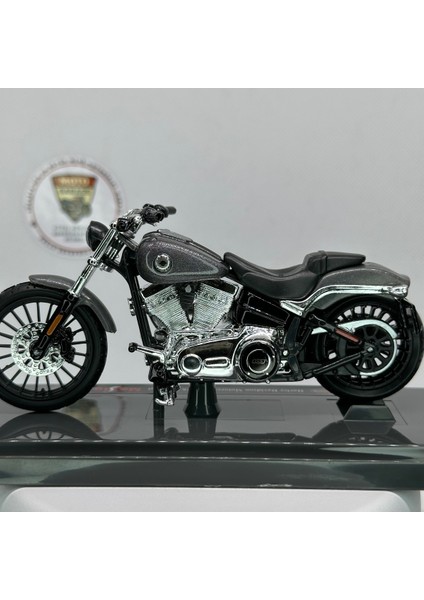 Harley Davidson Softail Breakout 1:18 Diecast Maket Motor – Metal Model indirimleri
