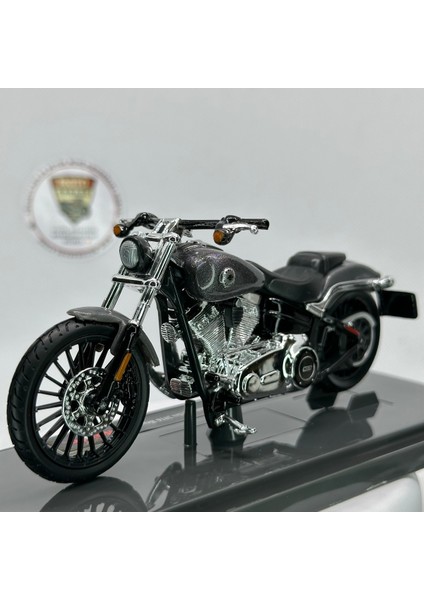 Harley Davidson Softail Breakout 1:18 Diecast Maket Motor – Metal Model