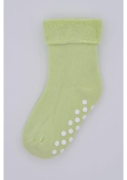 Kıpırık Baby 5-6 Yaş 3 Çift Havlu Pamuklu Kaydırmaz Taban Kışlık Unısex Çocuk ve Bebek Soket Çorap fiyatları