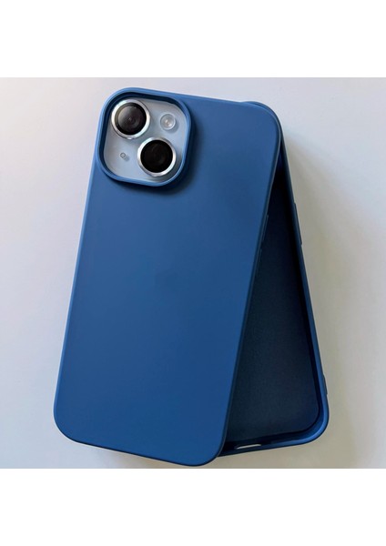 İphone 15 ile Uyumlu Logosuz Lansman Içi Kadife Esnek Silikon Kılıf fiyatları