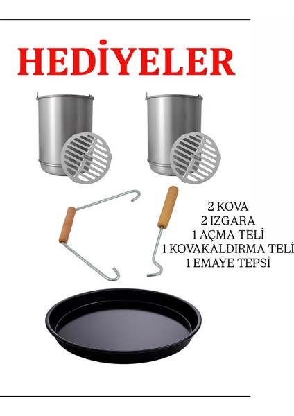 Çift Fırın Yüksek Kovalı Kuzine indirimleri