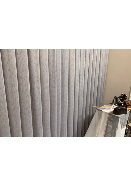Nivemeshome Mızraklı FIR0914 AR03102 V-105 Gri 1/2,5 Sık Pileli Tül Perde Apm